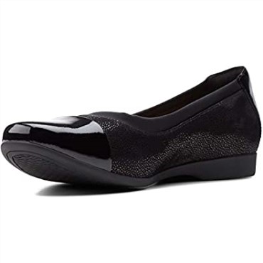 Mocasines Mujer Juliet Monte Negro Combi Clarks