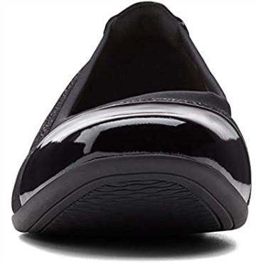 Mocasines Mujer Juliet Monte Negro Combi Clarks