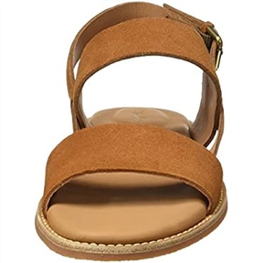 Sandalia Mujer Karsea Correa Clarks Cuero Tostado