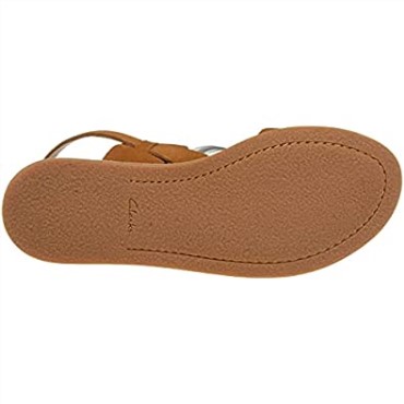 Sandalia Mujer Karsea Correa Clarks Cuero Tostado