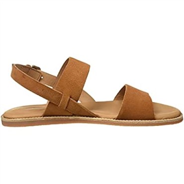 Sandalia Mujer Karsea Correa Clarks Cuero Tostado