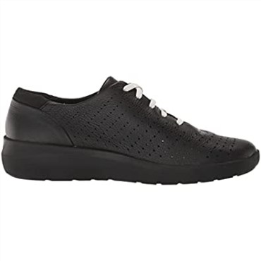 Kayleigh Aster Oxford Mujer Cuero Negro Clarks