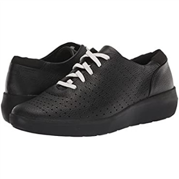 Kayleigh Aster Oxford Mujer Cuero Negro Clarks
