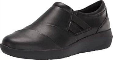 Mocasines Mujer Kayleigh Con Botones Clarks Sintético Negro