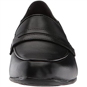 Mocasines Keesha Cora Pen Ny Mujer Cuero Negro Clarks