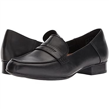 Mocasines Keesha Cora Pen Ny Mujer Cuero Negro Clarks
