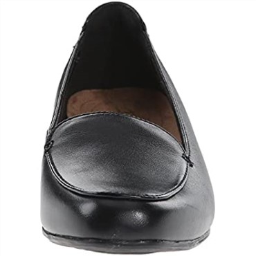 Mocasines Mujer Keesha Luca Punta Cerrada Clarks Cuero Negro