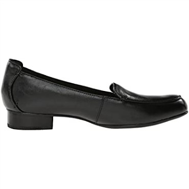 Mocasines Mujer Keesha Luca Punta Cerrada Clarks Cuero Negro