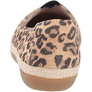 Sandalia Con Cuña Lafley Jess Para Mujer Color Tostado Leopardo Gamuza Clarks