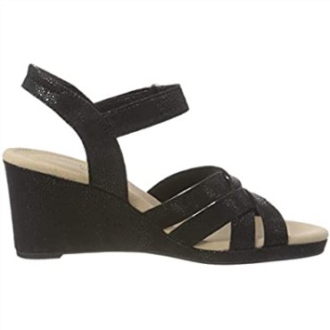 Sandalia De Tacón Mujer Lafley Leah Clarks Negro