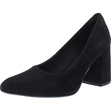 Zapatos De Salón De Mujer Laina 85 Court Clarks Ante Negro