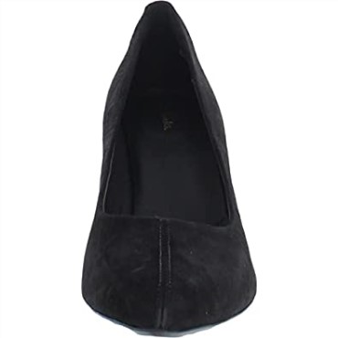 Zapatos De Salón De Mujer Laina 85 Court Clarks Ante Negro