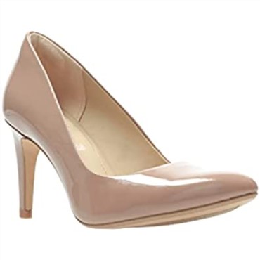 Botines Mujer Laina Rae Charol Beige Nude Clarks