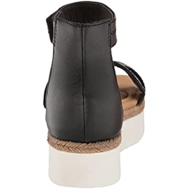 Sandalia Plana Mujer Lana Glide Clarks Piel Negra