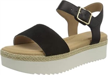 Sandalia Con Cuña Lana Shore Para Mujer Clarks