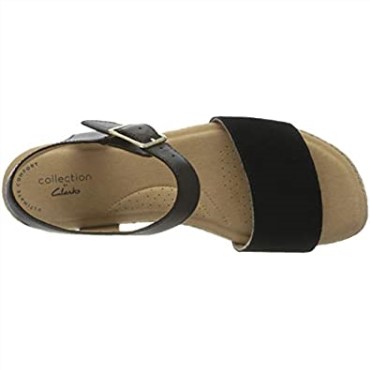 Sandalia Con Cuña Lana Shore Para Mujer Clarks