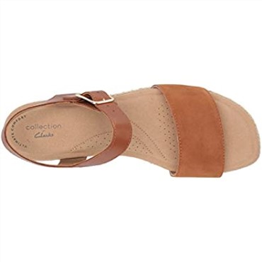 Sandalia Con Cuña Lana Shore Para Mujer Marrón Oscuro Clarks