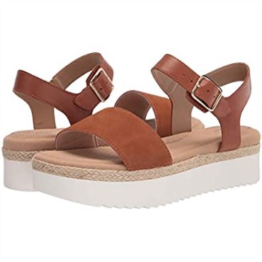 Sandalia Con Cuña Lana Shore Para Mujer Marrón Oscuro Clarks