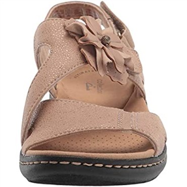 Sandalia Mujer Laurieann Bea Arena Piel Sintetica Combi Clarks