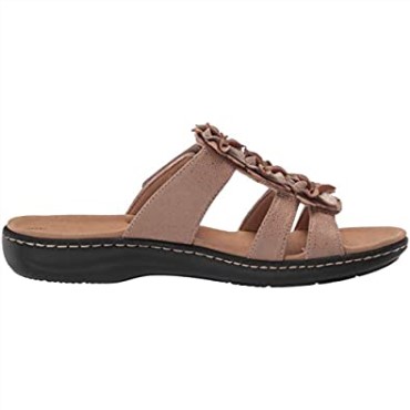 Sandalia Plana Mujer Laurieann Judi Sand Piel Sintetica Combi Clarks