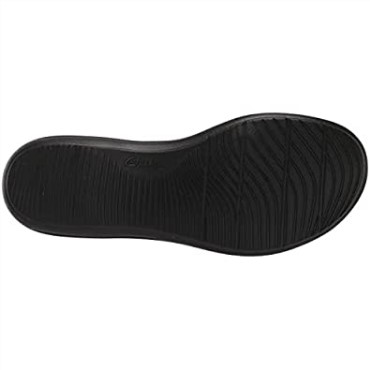 Sandalia Plana Mujer Laurieann Kay Negra Piel Clarks