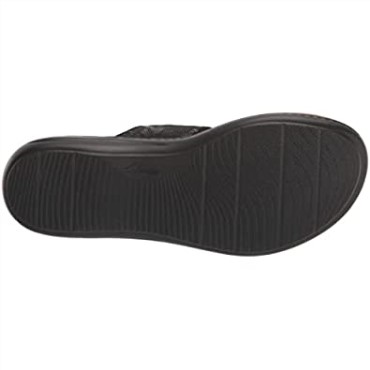 Sandalia Plana Mujer Laurieann Rae Clarks Textil Negro