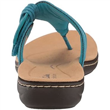 Sandalia Plana Mujer Laurieann Rae Turquesa Textil Clarks