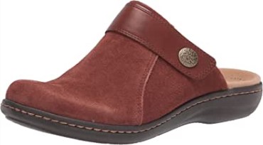 Zuecos Mujer Laurieann Strap Dark Tan Combi Clarks