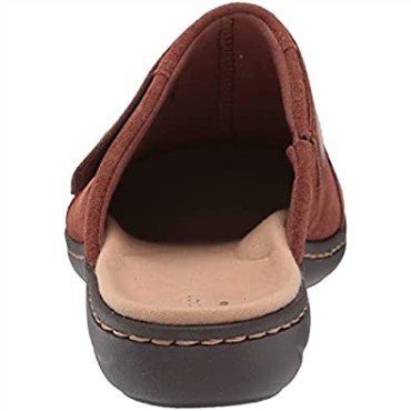 Zuecos Mujer Laurieann Strap Dark Tan Combi Clarks
