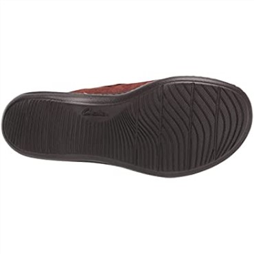 Zuecos Mujer Laurieann Strap Dark Tan Combi Clarks