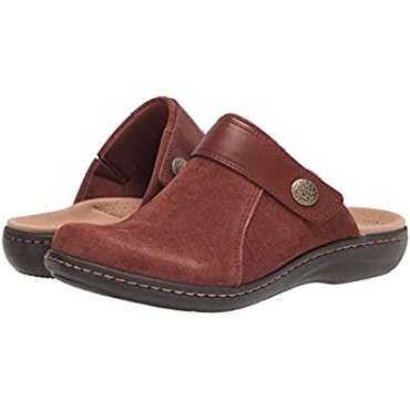 Zuecos Mujer Laurieann Strap Dark Tan Combi Clarks