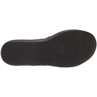 Sandalia Plana Mujer Estilo Laurieann Clarks Piel Negra