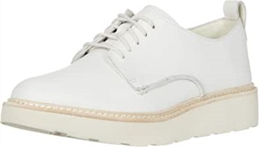 Zapatilla Mujer Layton Lace Clarks Piel Blanca