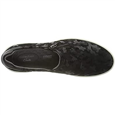 Zapatillas Mujer Layton Step Clarks Black Suede Interest