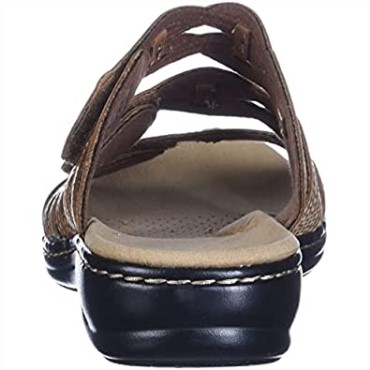 Sandalia Mujer Leisa Faye Clarks Cuero Tostado