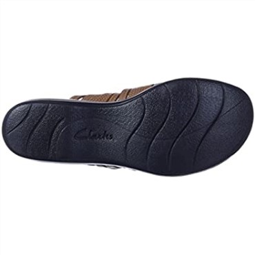 Sandalia Mujer Leisa Faye Clarks Cuero Tostado