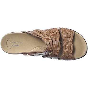 Sandalia Mujer Leisa Faye Clarks Cuero Tostado