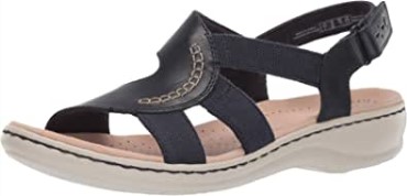 Sandalia Mujer Leisa Joy Azul Marino Clarks