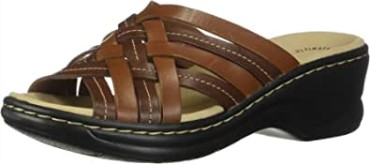 Sandalia Mujer Lexi Selina Clarks Caoba Ny Cuero