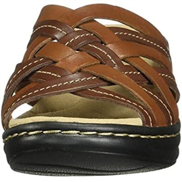 Sandalia Mujer Lexi Selina Clarks Caoba Ny Cuero