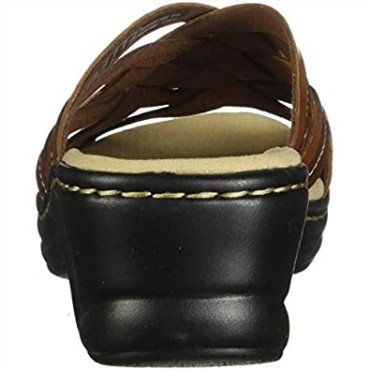 Sandalia Mujer Lexi Selina Clarks Caoba Ny Cuero