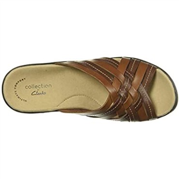 Sandalia Mujer Lexi Selina Clarks Caoba Ny Cuero