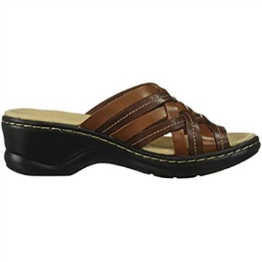 Sandalia Mujer Lexi Selina Clarks Caoba Ny Cuero