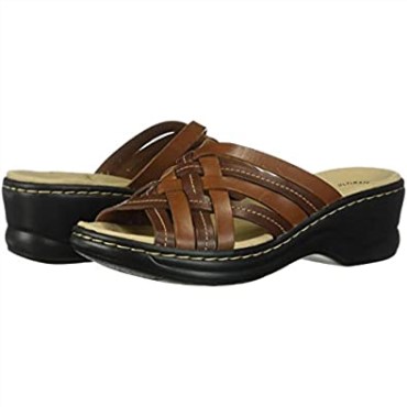 Sandalia Mujer Lexi Selina Clarks Caoba Ny Cuero