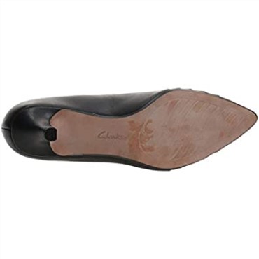 Zapatos De Salón De Mujer Linvale Crown Cuero Negro Clarks