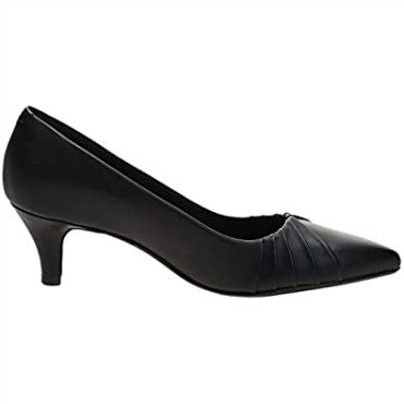 Zapatos De Salón De Mujer Linvale Crown Cuero Negro Clarks