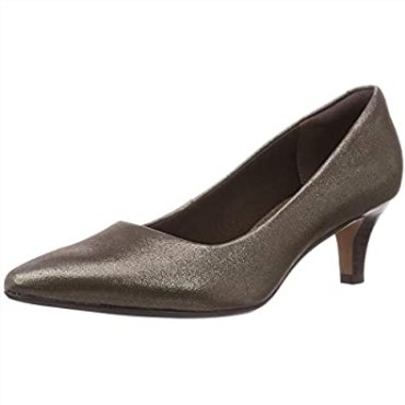 Zapato De Salon Linvale Jerica Mujer Clarks Piel Metalizada Clara