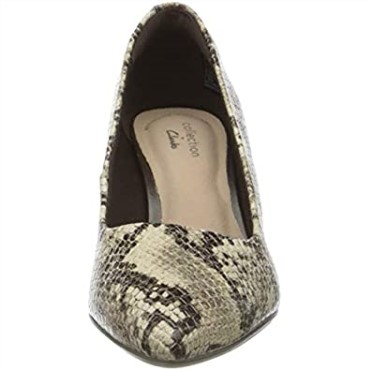 Linvale Mujer Jerica Pumps Clarks Gris Taupe Serpiente Taupe Serpiente