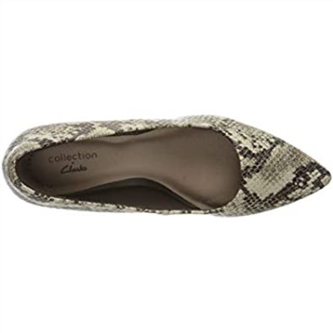 Linvale Mujer Jerica Pumps Clarks Gris Taupe Serpiente Taupe Serpiente
