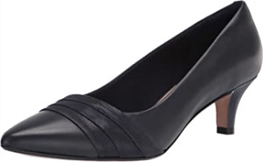 Zapato De Salon Linvale Madie Mujer Piel Azul Marino Clarks